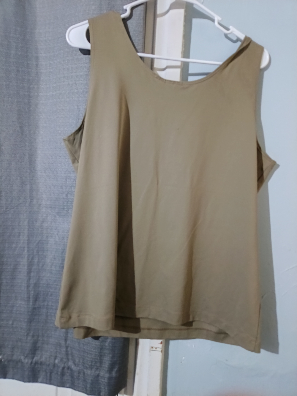 Chico's Olive-Tone Sleeveless Tank Top